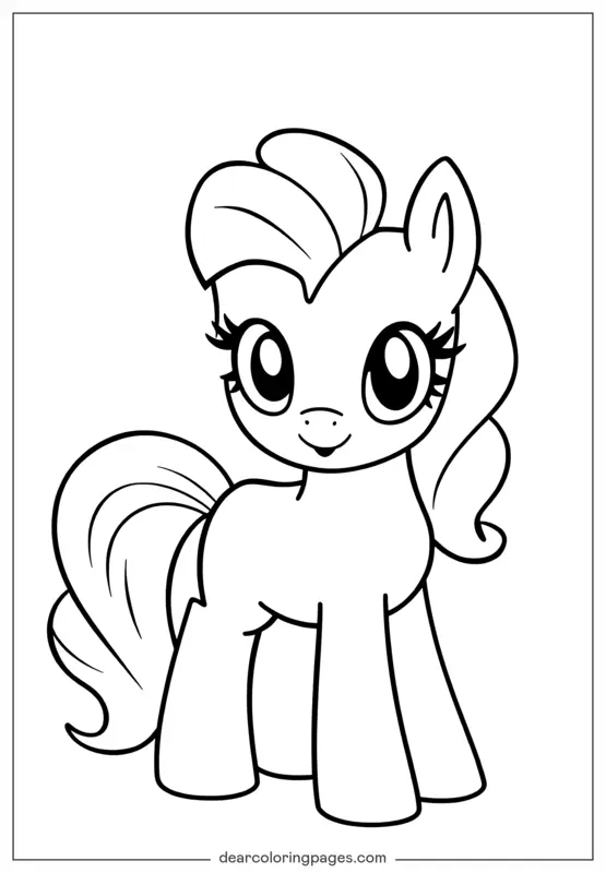 Coloriage de Cheval – Coloriage de My Little Pony