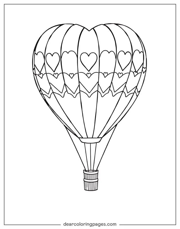 Heart Shaped Hot Air Balloon