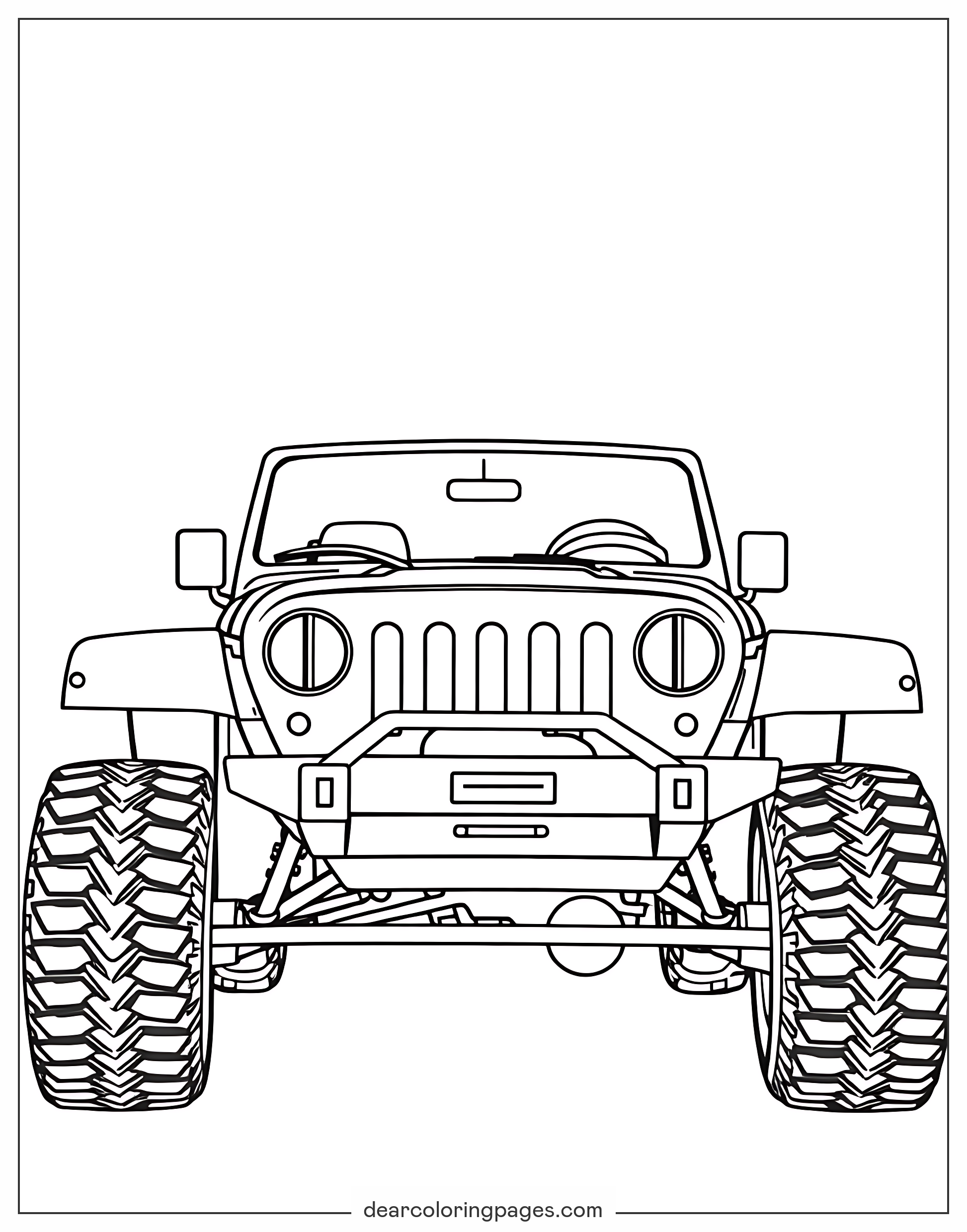 Jeep Coloring Pages 15 Free Printable Coloring Pages
