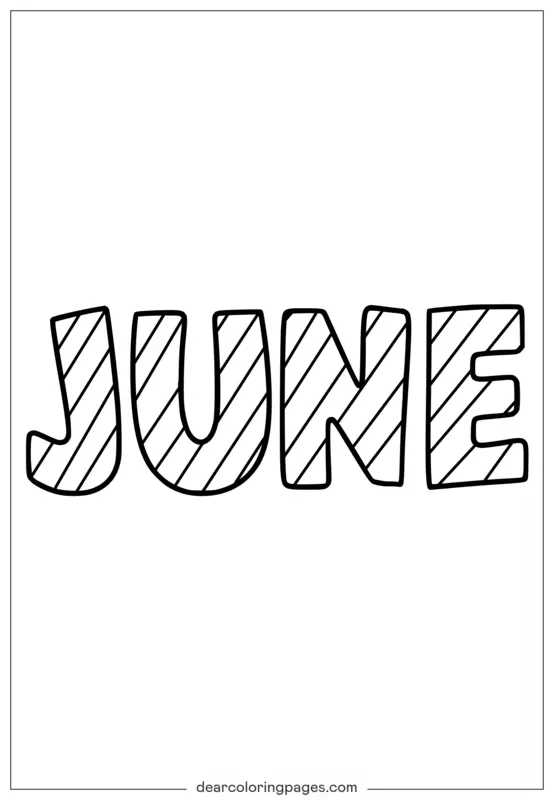 Fête – Coloriage Juin