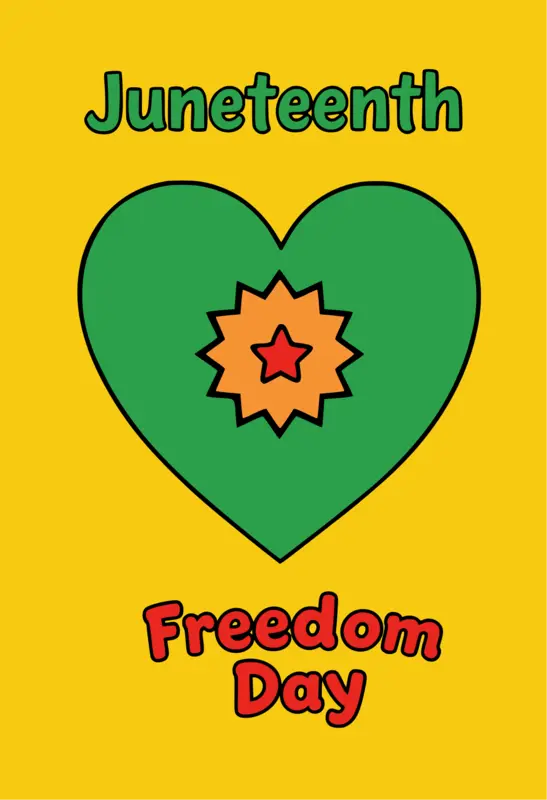 Seasonal and Holiday Coloring Pages - Juneteenth Coloring Page
