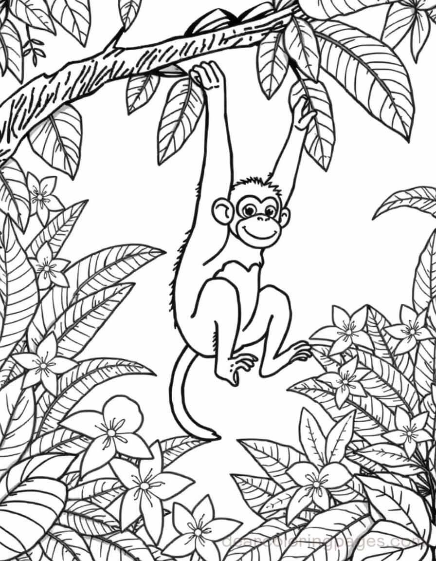 Monkey in the Jungle