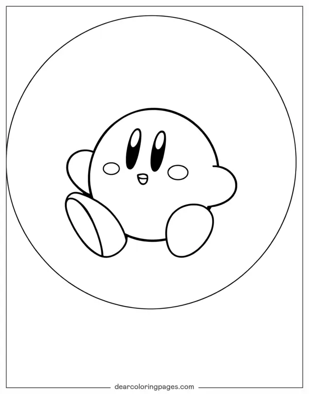 Kirby in una Bolla
