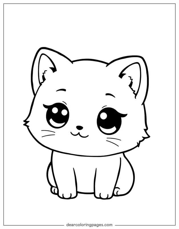 귀여운 새끼 고양이 색칠공부 - 아이들을 위한 새끼 고양이