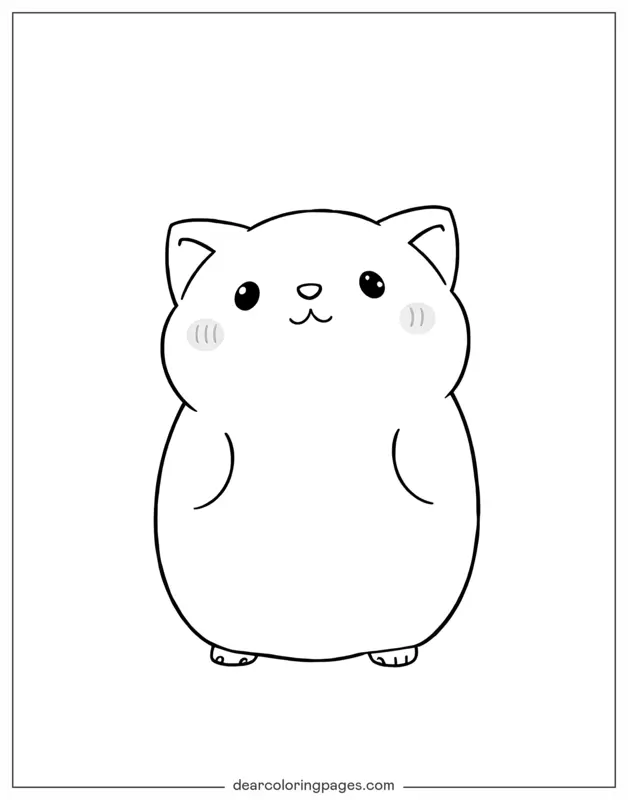 귀여운 새끼 고양이 색칠공부 - 사랑스러운 만화 고양이