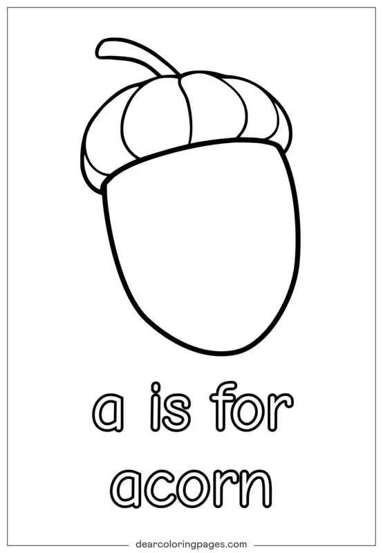 A is for Acorn
