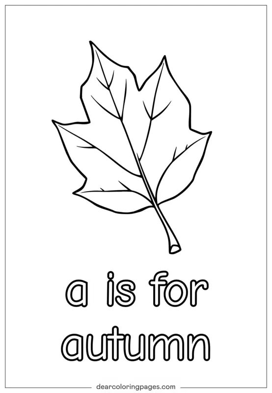 A is for Autumn