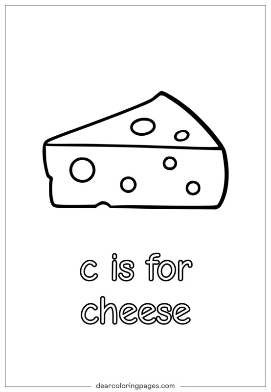 C代表Cheese