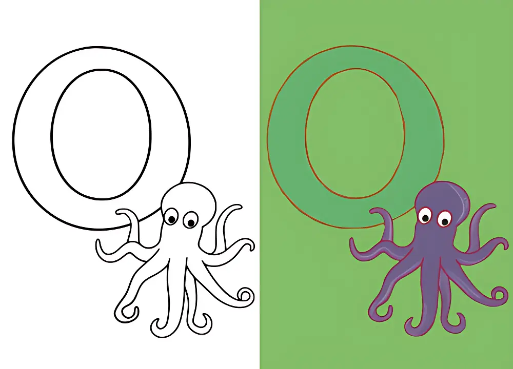 Letter O Coloring Pages | Dear Coloring Pages