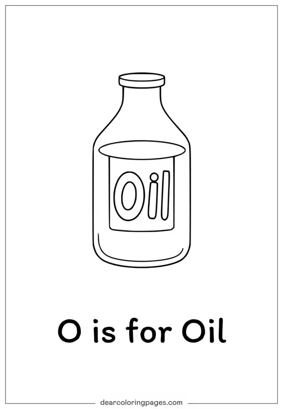 La lettera O è per Olio