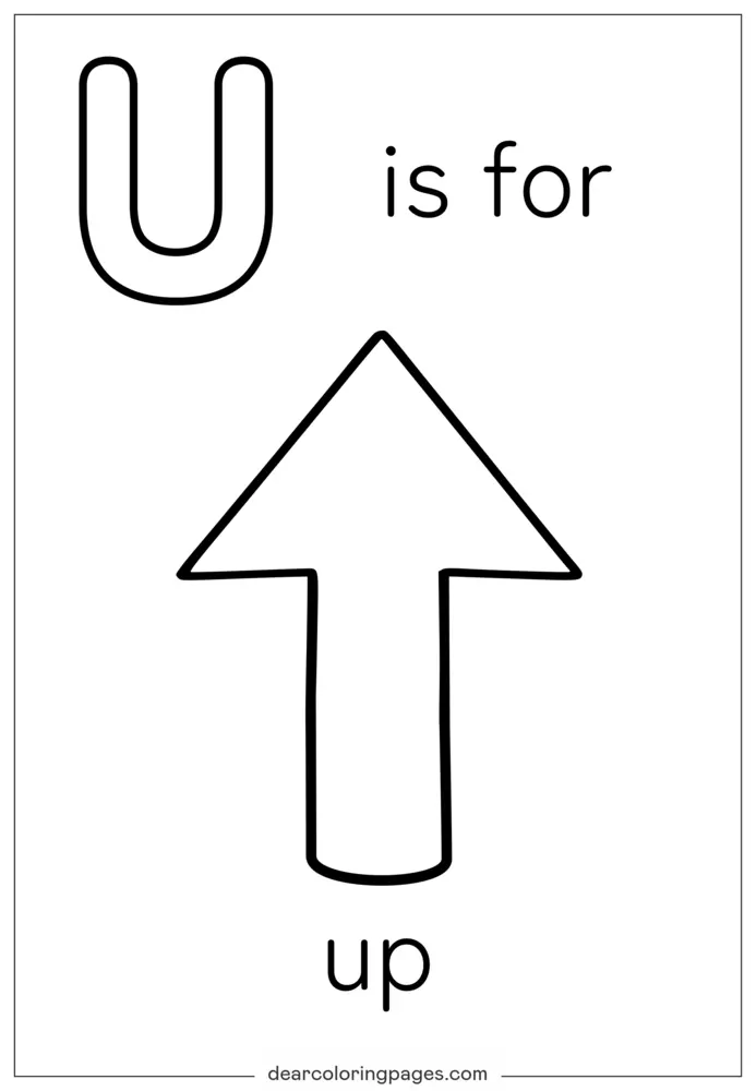 Letra U es para Up