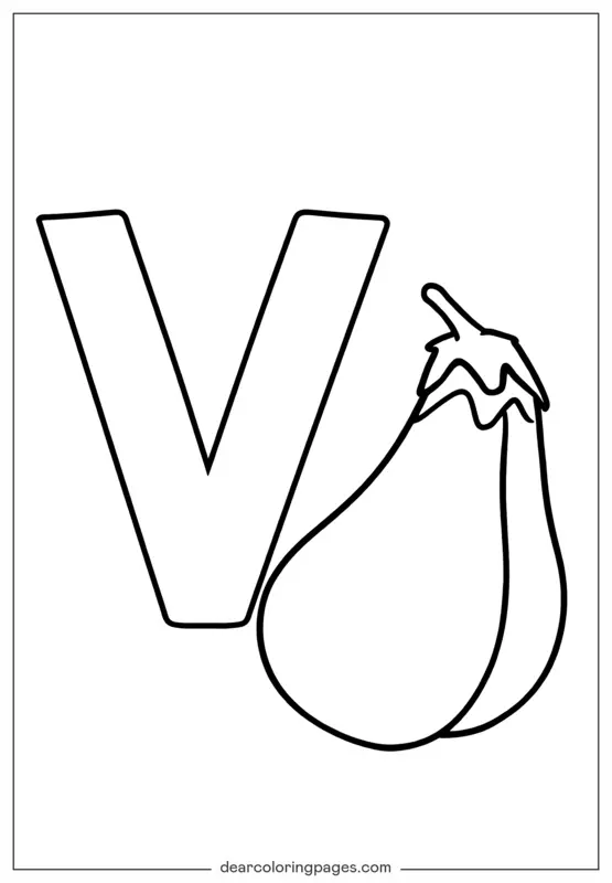 Letter V is for Vegetable