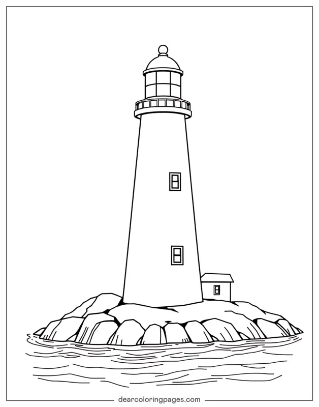 Lighthouse by the Shore