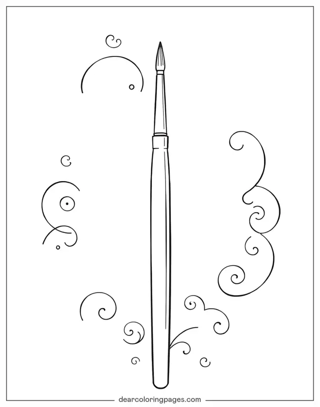 Eyeliner Brush Coloring