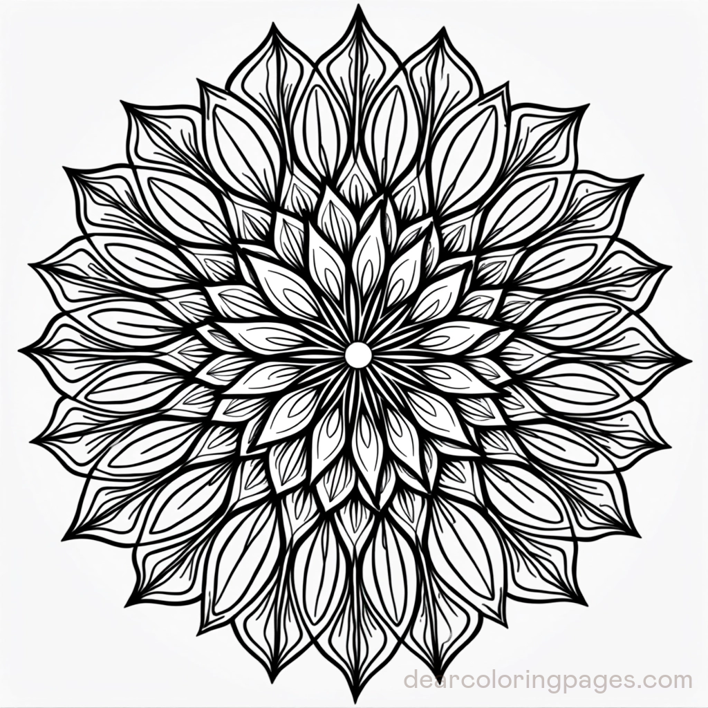 Mandala (5 Designs) Coloring Pages