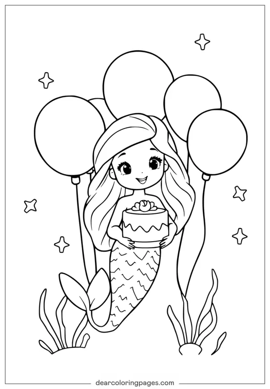Happy Birthday Coloring Pages