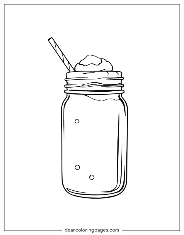 Milkshake in a Jar