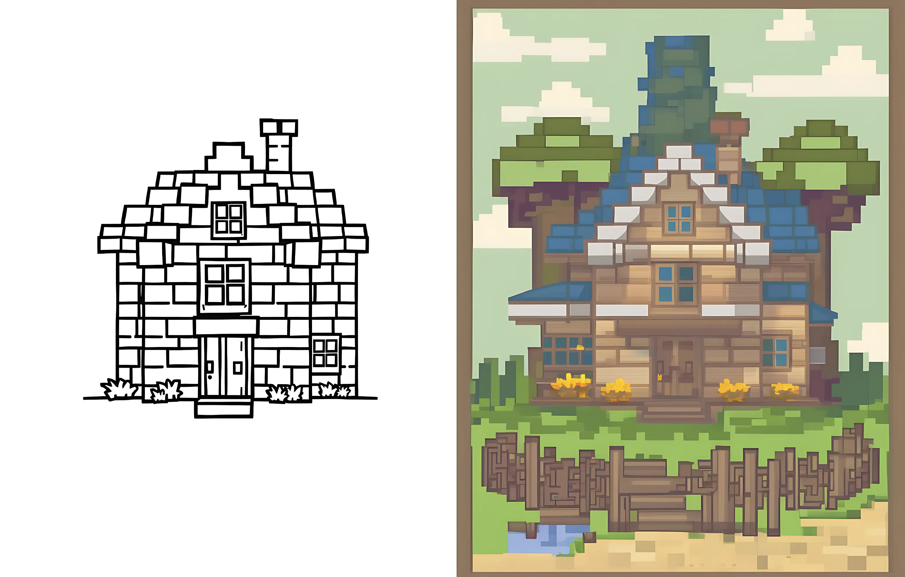 Minecraft Coloring Pages