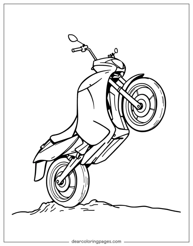 Motorradstunt