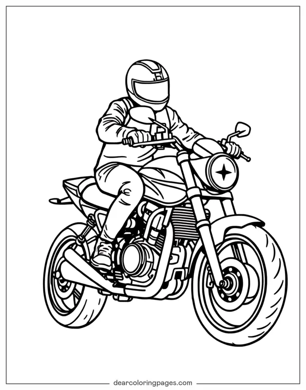 Motorradfahrer