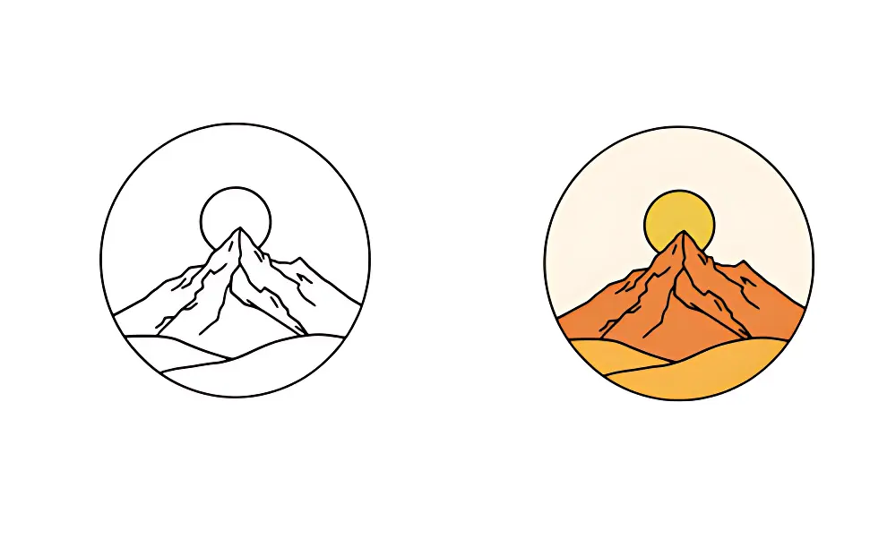 Coloriages Mountain | Dear Coloring Pages