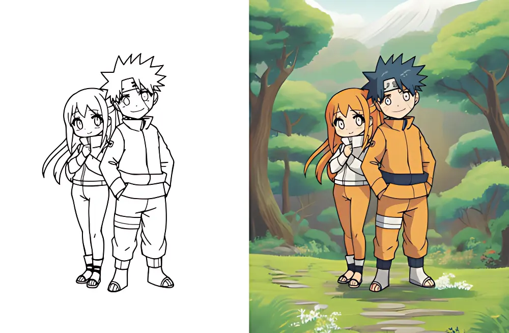 Naruto Ausmalbilder