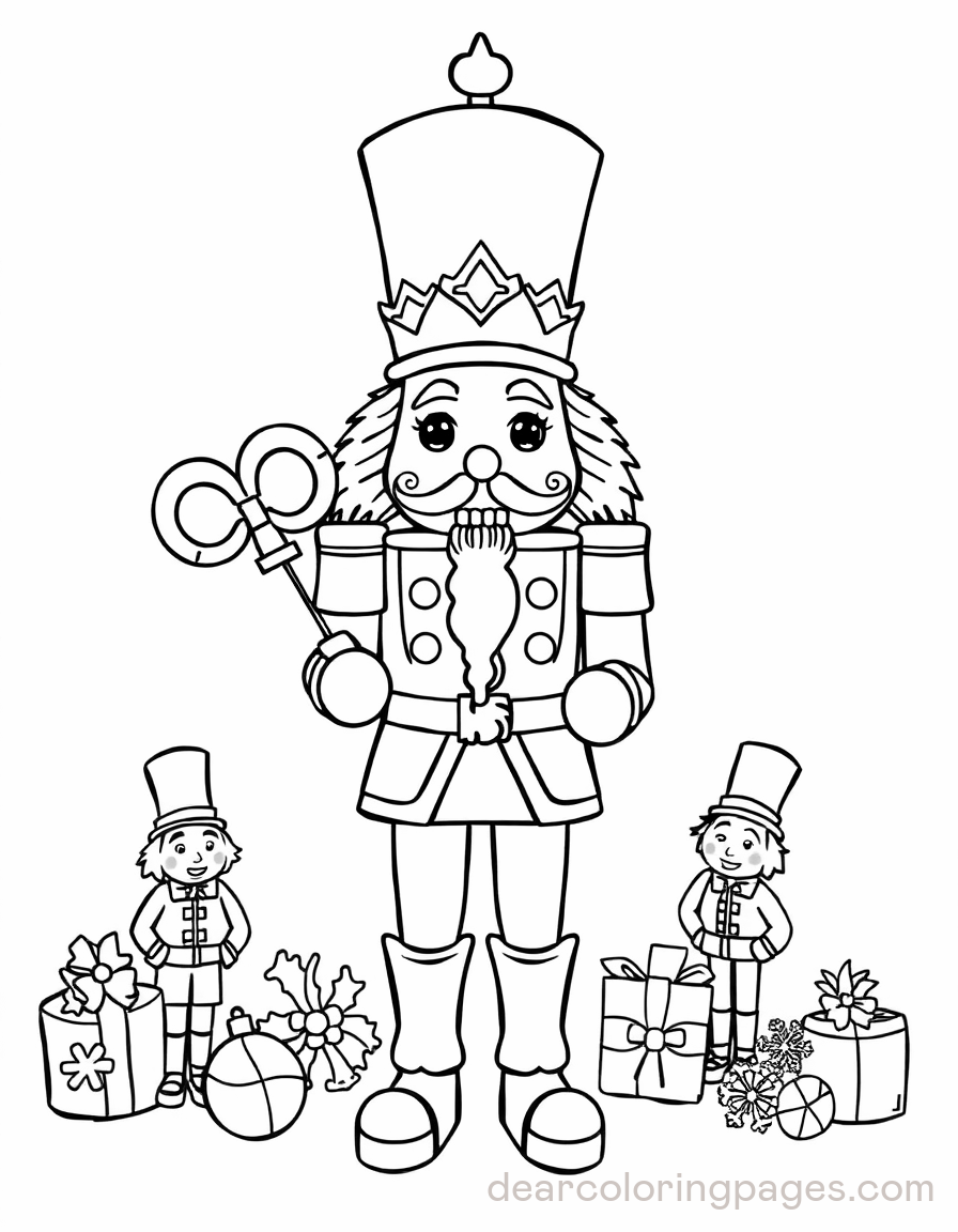 Nutcracker Wearing Tall Hat