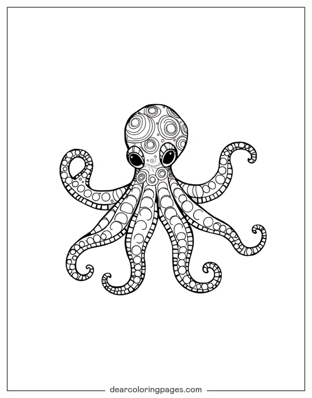 Octopus With Intricate Patterns