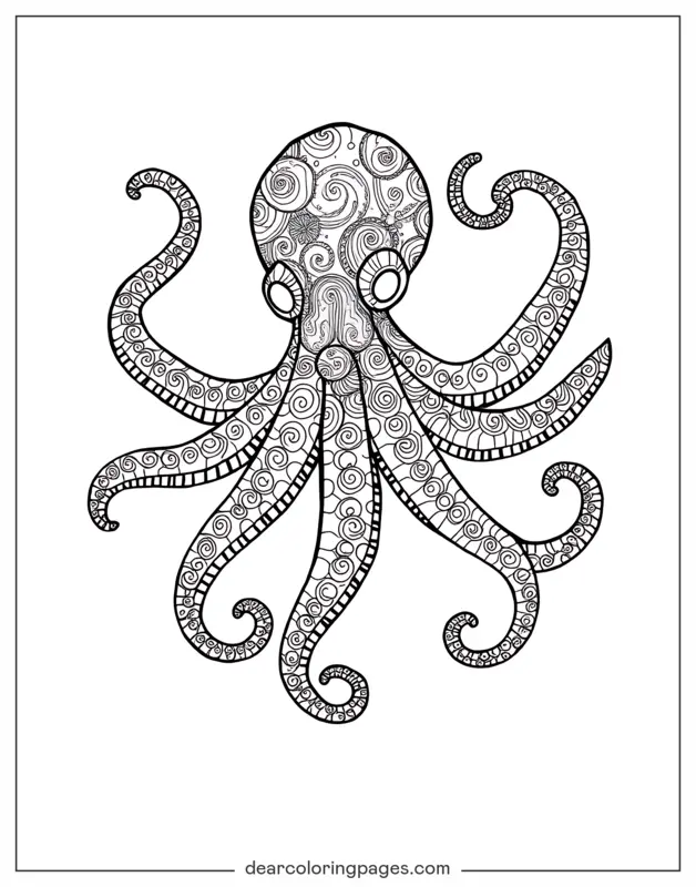 Zentangle Octopus