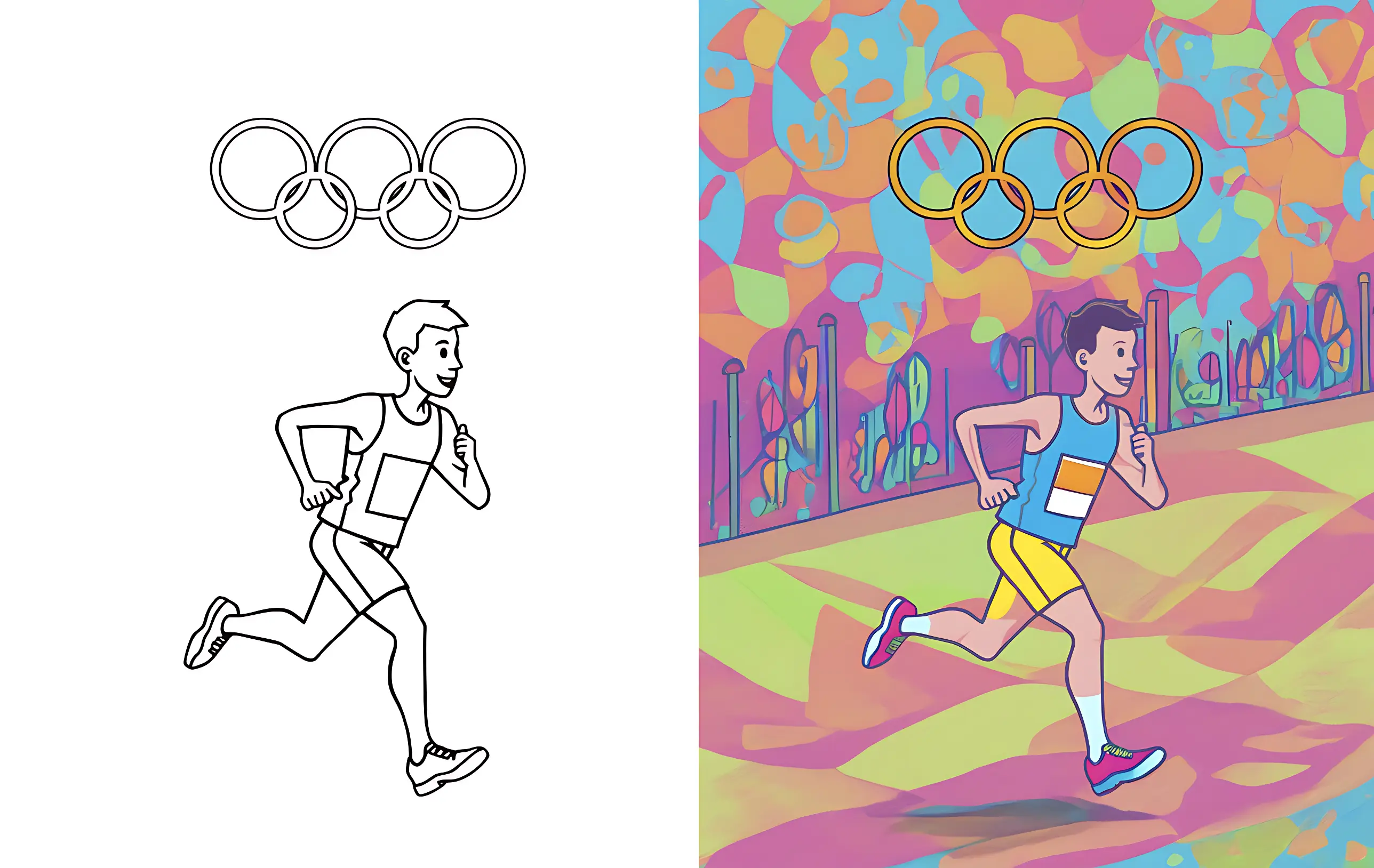 Olympisch Ausmalbilder