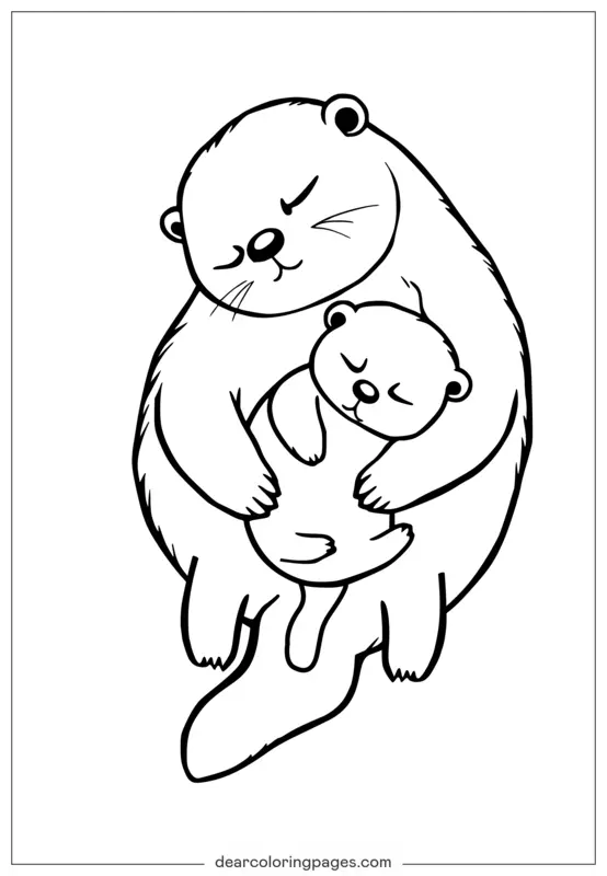 Animali Disegni da Colorare - Nutria Disegno da Colorare