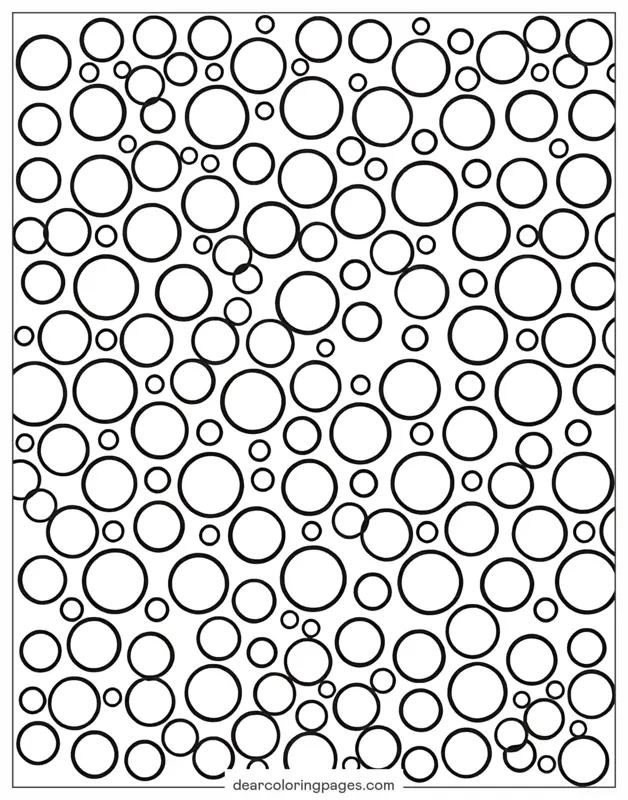 Patrón Dibujo para Colorear - Patrones de puntos