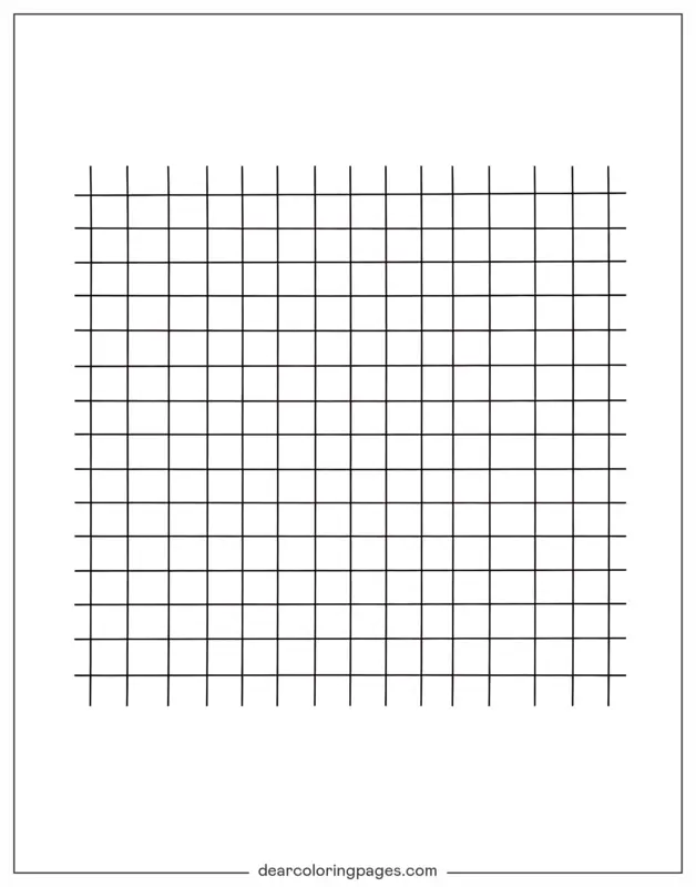 Patrón Dibujo para Colorear - Patrones de cuadrícula