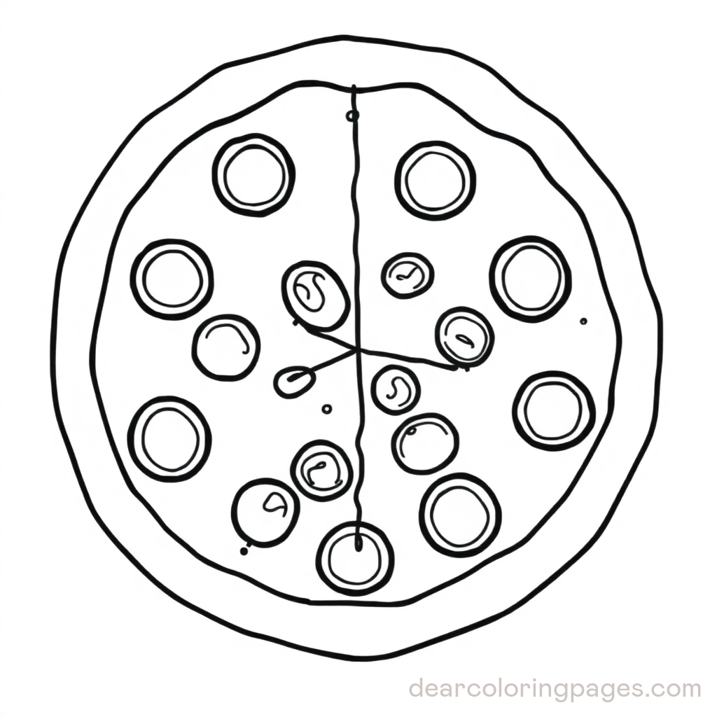 Simple Outline of Pizza