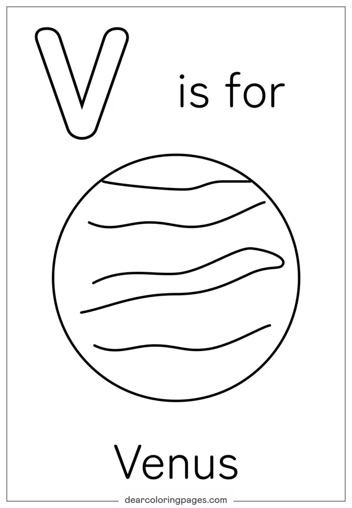 Planet Coloring Pages