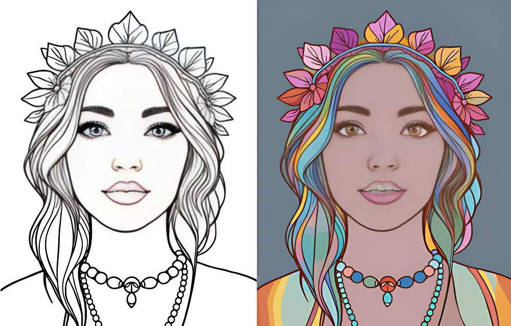 Portrait Coloring Pages | Dear Coloring Pages