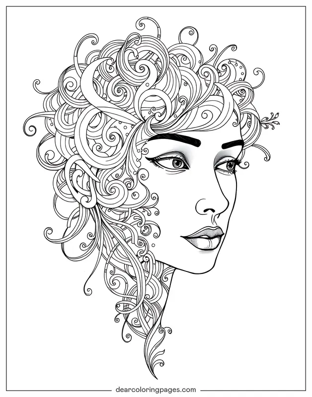 Flowing Curls