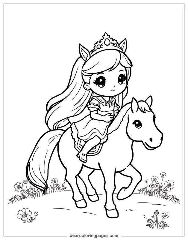 Little Princess and Her Horse