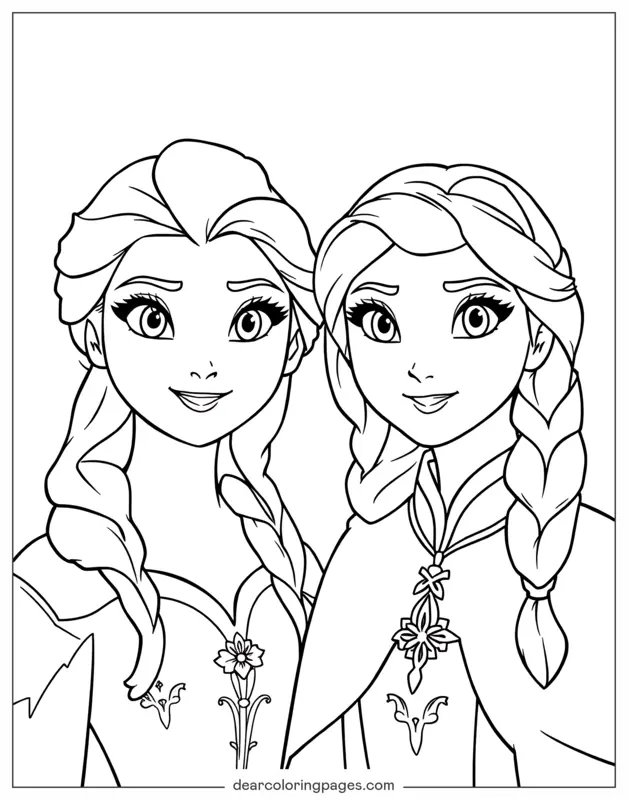 Elsa and Anna