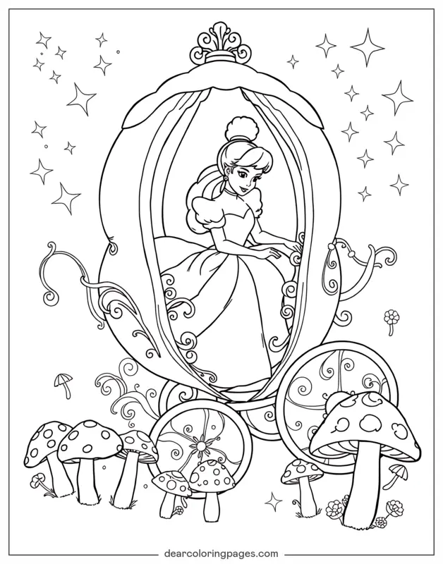 Cinderella in the Enchanted Carriage