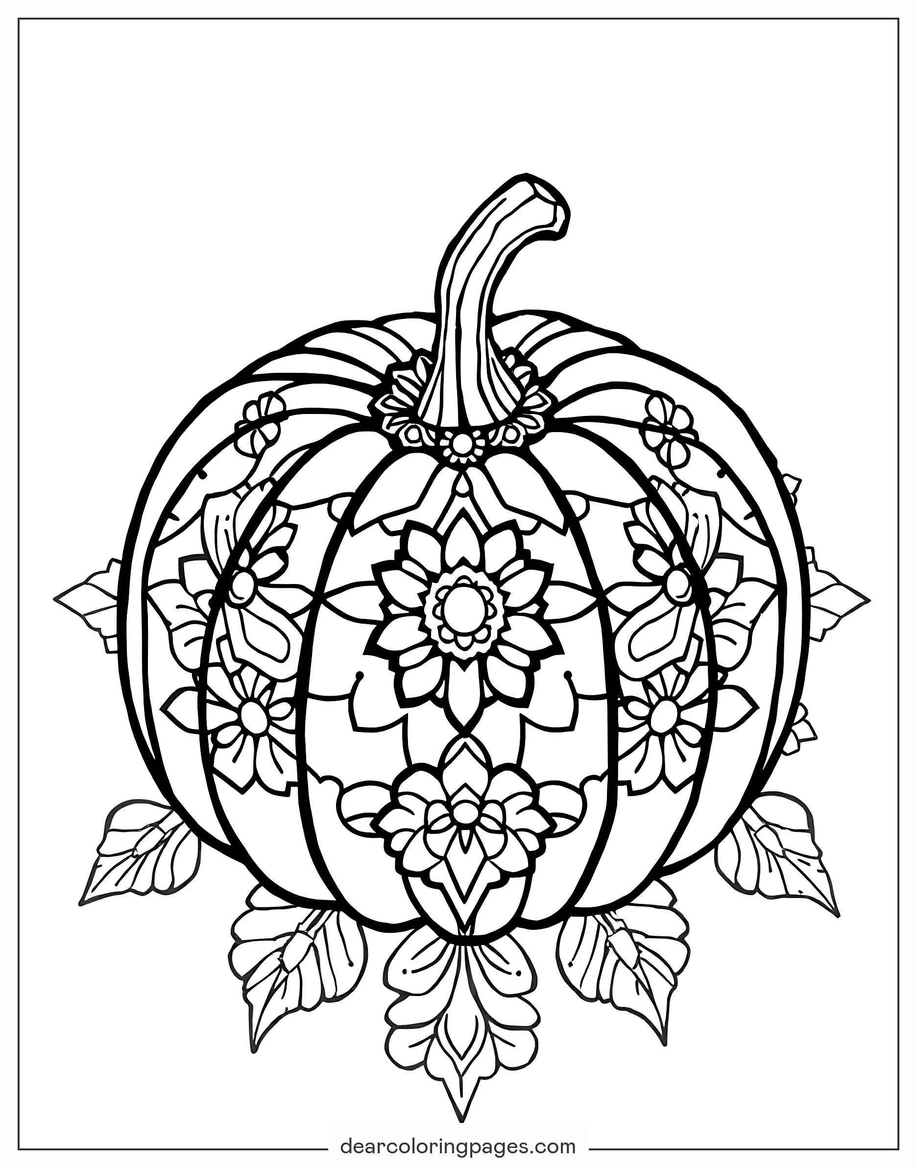 Dibujos Para Colorear De Calabazas Para Imprimir Gratis
