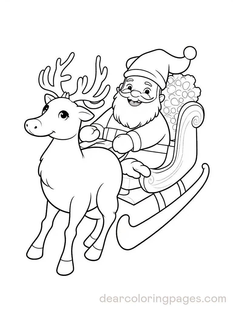 Santa Claus (2 Designs) Coloring Pages