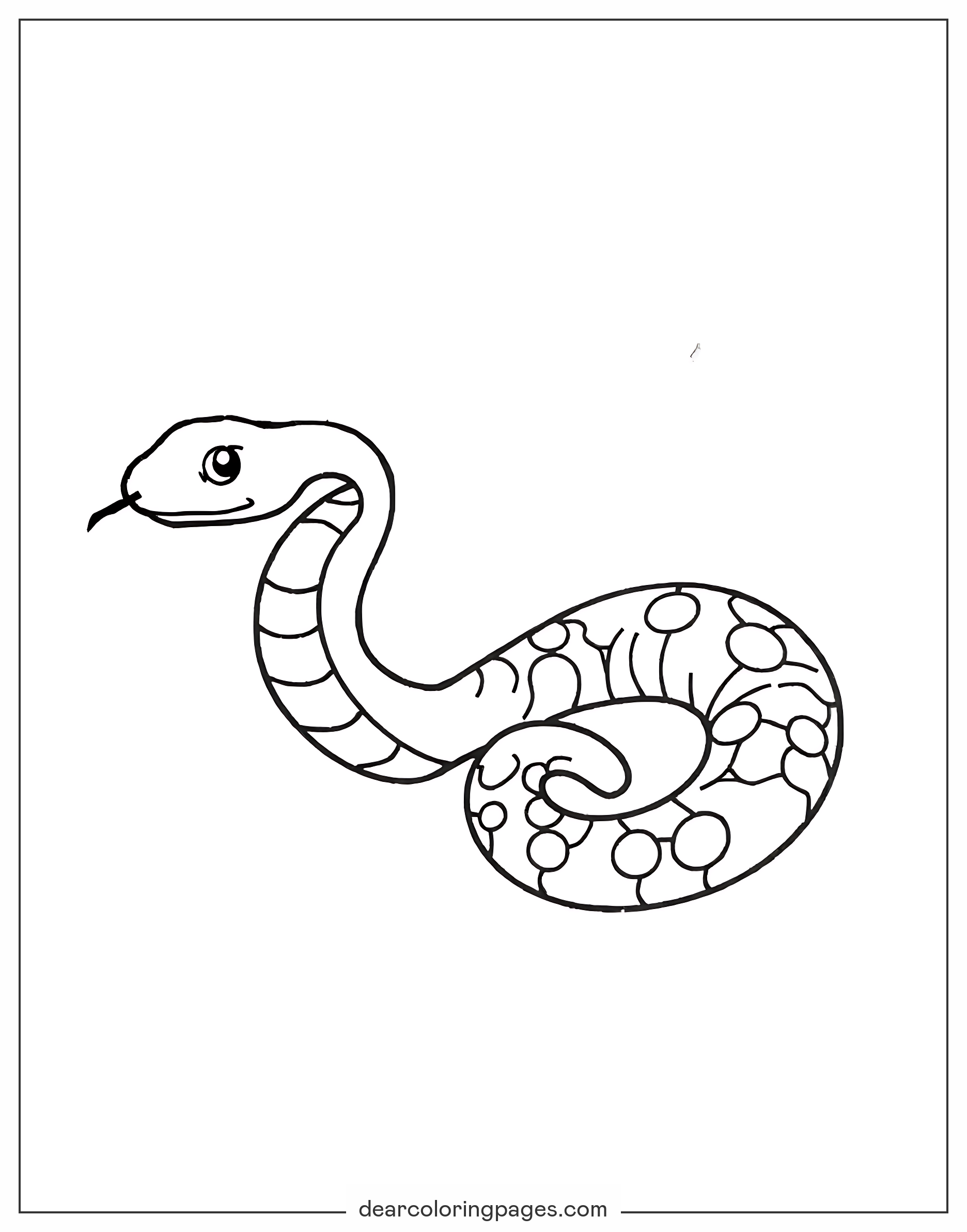 Snake Coloring Pages 8 Free Printable Coloring Pages One For All