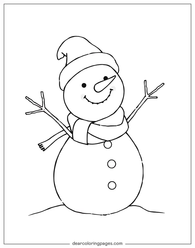Playful Snowman