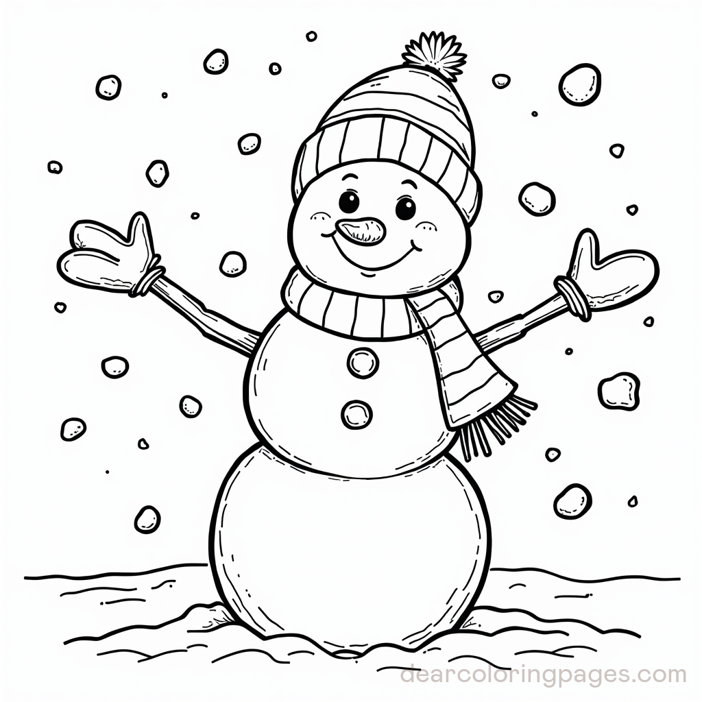 Welcoming Winter Snowman