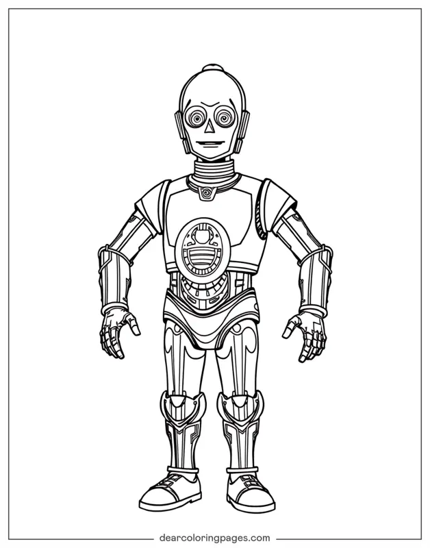 C-3PO Coloring
