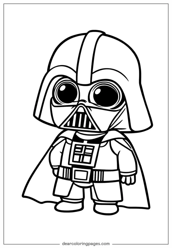 Chibi Darth Vader Portrait