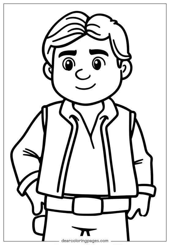 Cartoon Han Solo