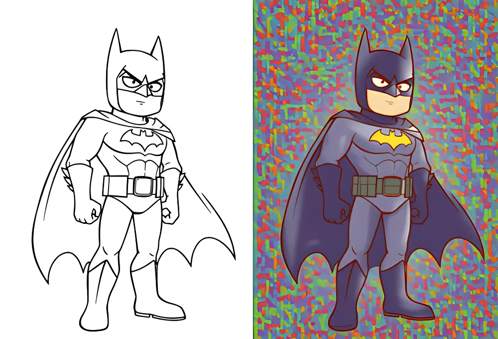 Superhero Coloring Pages