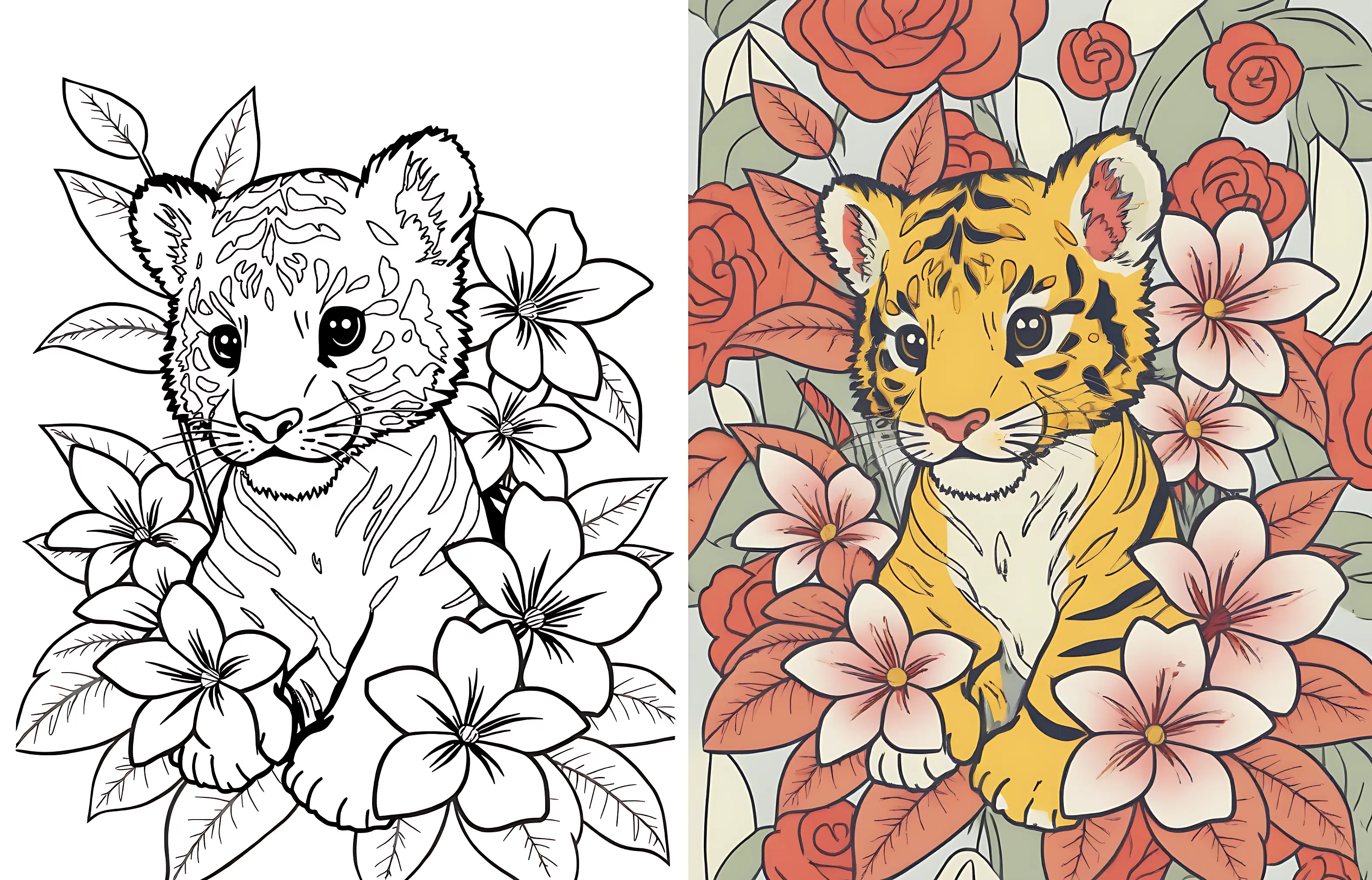 Tiger Coloring Pages